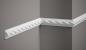 Preview: Wand 252-11 PU  24x24cm  Ecke/Viertelkreis passend zur Leiste Wand 252 PU